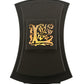 Meyda Lighting Personalized 12" Timeless Bronze Legacy Point Ranch Wall Sconce With Beige Iridescent Shade Glass