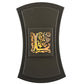 Meyda Lighting Personalized 12" Timeless Bronze Legacy Point Ranch Wall Sconce With Beige Iridescent Shade Glass