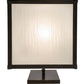 Meyda Lighting Personalized 16" Craftsman Brown Wall Sconce With Frosted Rainyvue Shade Glass