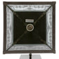Meyda Lighting Personalized 16" Craftsman Brown Wall Sconce With Frosted Rainyvue Shade Glass