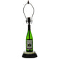 Meyda Lighting Personalized 26" Black Powdercoat Table Lamp Wine Bottle Base