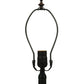 Meyda Lighting Personalized 26" Black Powdercoat Table Lamp Wine Bottle Base