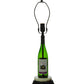 Meyda Lighting Personalized 26" Black Powdercoat Table Lamp Wine Bottle Base