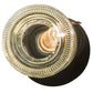 Meyda Lighting Personalized 3" Textured Black Hey Mambo Pendant Light With Clear Wine Bottle Shade Glass