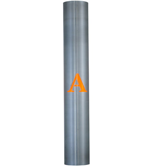 Meyda Lighting Personalized 4" Brushed Aluminum "A" Wall Sconce