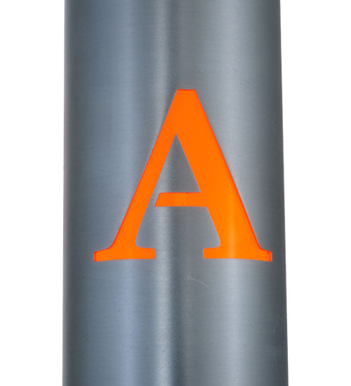 Meyda Lighting Personalized 4" Brushed Aluminum "A" Wall Sconce