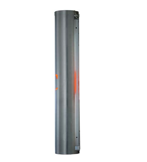 Meyda Lighting Personalized 4" Brushed Aluminum "C" Wall Sconce