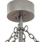 Meyda Lighting Personalized 44" 16-Light Natural Iron RBQ Chandelier With Amber Mica Shade Glass and Fan