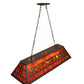 Meyda Lighting Personalized 48" 9-Light Cafe Noir Holdgrafer Island Pendant Light With Maduro Idalight Shade