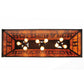 Meyda Lighting Personalized 48" 9-Light Cafe Noir Holdgrafer Island Pendant Light With Maduro Idalight Shade