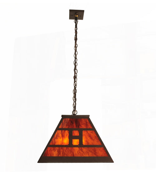 Meyda Lighting Personalized 48" 9-Light Cafe Noir Holdgrafer Island Pendant Light With Maduro Idalight Shade