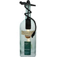 Meyda Lighting Personalized 5" Black Mini Pendant Light With Clear Green Canaletto Wine Bottle Shade Glass
