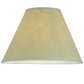 Meyda Lighting Personalized 50" 8-Light Wrought Iron Canoe Chandelier With Beige Textrene Shade