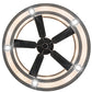 Meyda Lighting Personalized 55" 15-Light Nickel Silver Valenti's Chandelier With White Textrene Shade and Fan