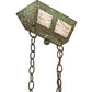 Meyda Lighting Personalized 57" 8-Light Antique Copper Canoe Chandelier With Taos Parchment Shade