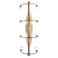Meyda Lighting Personalized 57" 8-Light Antique Copper Canoe Chandelier With Taos Parchment Shade