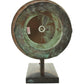 Meyda Lighting Personalized RC/EC 15" Vintage Copper Solid Mount Wall Sconce With Clear Seeded Shade Glass