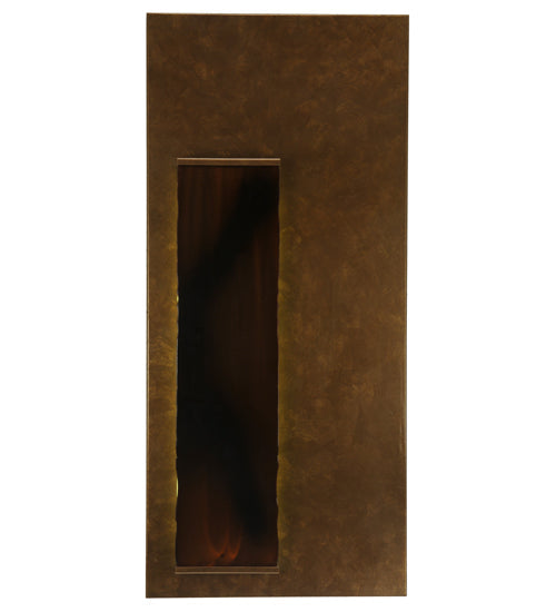 Meyda Lighting Piastra 18" LED Art Deco Gold Left Wall Sconce