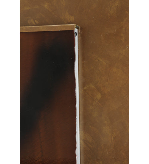 Meyda Lighting Piastra 18" LED Art Deco Gold Left Wall Sconce
