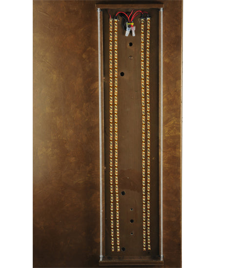 Meyda Lighting Piastra 18" LED Art Deco Gold Right Wall Sconce