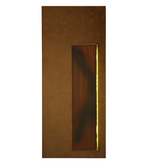 Meyda Lighting Piastra 18" LED Art Deco Gold Right Wall Sconce