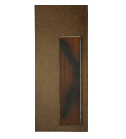 Meyda Lighting Piastra 18" LED Art Deco Gold Right Wall Sconce