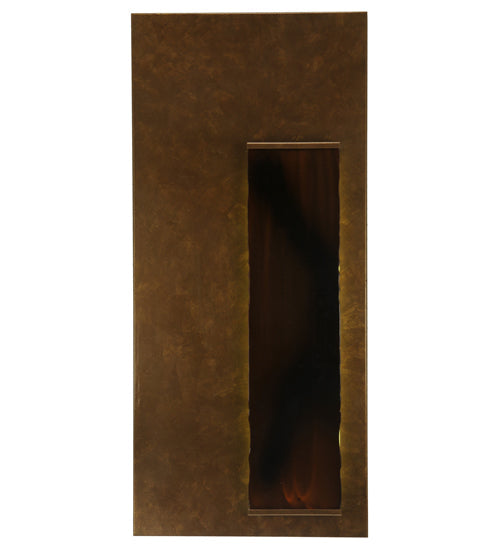 Meyda Lighting Piastra 18" LED Art Deco Gold Right Wall Sconce