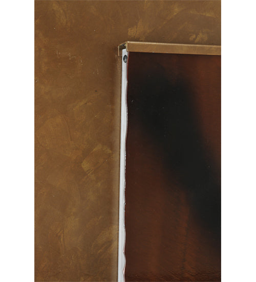 Meyda Lighting Piastra 18" LED Art Deco Gold Right Wall Sconce