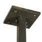 Meyda Lighting Piazza 103" 48-Light Timeless Bronze Semi-flush Mount Light With Beige Oatmeal Linen Shade