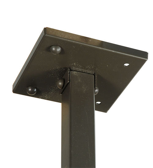 Meyda Lighting Piazza 103" 48-Light Timeless Bronze Semi-flush Mount Light With Beige Oatmeal Linen Shade