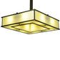 Meyda Lighting Piazza 29" 8-Light Timeless Bronze Island Pendant Light With Beige Provostone Idalight Shade