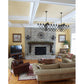 Meyda Lighting Picadilly 71" 23-Light Antique Copper Oblong Chandelier With Faux Candlelight