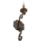 Meyda Lighting Piero 5" Gilded Tobacco Wall Sconce With Faux Candelabra Lamp