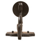 Meyda Lighting Piero 5" Gilded Tobacco Wall Sconce With Faux Candelabra Lamp