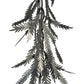 Meyda Lighting Pine Branch 11" Gunmetal Gray Valley View Pendant Light With Silver Mica Shade Glass
