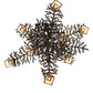 Meyda Lighting Pine Branch 48" 8-Light Oil Rubbed Bronze Valley View Chandelier With Beige Shade Glass
