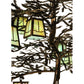 Meyda Lighting Pine Branch 50" 12-Light Valley View Chandelier With Burinished Antique Copper Shade Glass