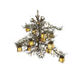 Meyda Lighting Pine Branch 52" 12-Light Antique Copper Green Needles Valley View Chandelier With Ivory Shade Glass