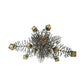 Meyda Lighting Pine Branch 52" 12-Light Rust Valley View Chandelier With Beige Iridescent Shade Glass