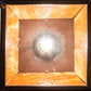 Meyda Lighting Pine Branch 6" Cafe Noir Valley View Mini Pendant Light With Honey Art Shade Glass