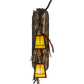 Meyda Lighting Pine Branch 7" 2-Light Dark Burnished Antique Copper Valley View Wall Sconce With Beige Iridescent Shade Glass