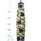 Meyda Lighting Pine Branch 7" 6-Light Mahogany Bronze Mini Pendant Light With Amber Shade Glass