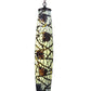 Meyda Lighting Pine Branch 7" 6-Light Mahogany Bronze Mini Pendant Light With Amber Shade Glass