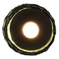 Meyda Lighting Pine Branch 7" 6-Light Mahogany Bronze Mini Pendant Light With Amber Shade Glass