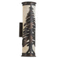 Meyda Lighting Pine Tree 6" 2-Light Dark Burnished Antique Copper Wall Sconce With Creme Carrare Idalight Shade Glass