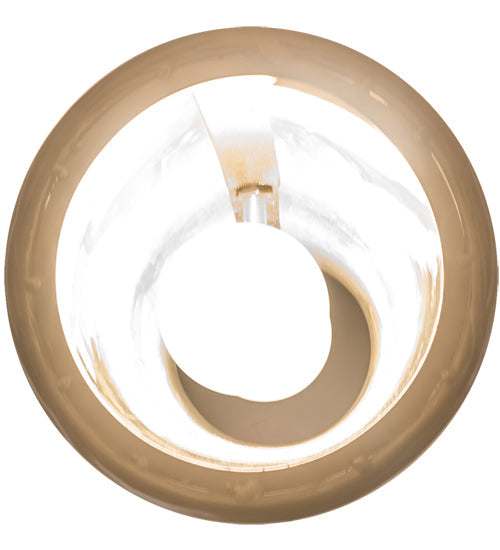 Meyda Lighting Pine Tree 6" 2-Light Dark Burnished Antique Copper Wall Sconce With Creme Carrare Idalight Shade Glass
