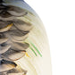 Meyda Lighting Pinecone 22" 3-Light Golden Pine Vanity Light With Multi-Colored Hand Painted Shade Glass