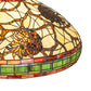 Meyda Lighting Pinecone 22" Multi-Colored Stained Shade Glass