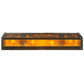 Meyda Lighting Pinecone 24" 4-Light Antique Copper Inverted Vanity Light With Amber Mica Shade Glass