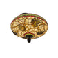 Meyda Lighting Pinecone 24" 4-Light Antique Copper Semi-flush Mount Ceiling Light With Multi-Colored Shade Glass